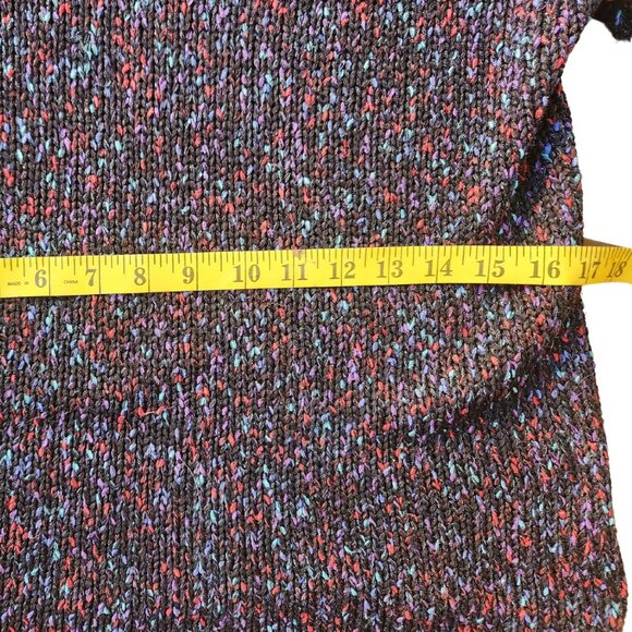 Judith Hart Collection Women's Size M Multicolor 3/4 Sleeve Knit Sweater - Picture 6 of 7